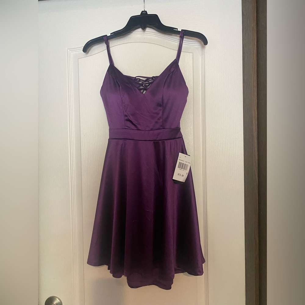 City Vibe Purple Dress